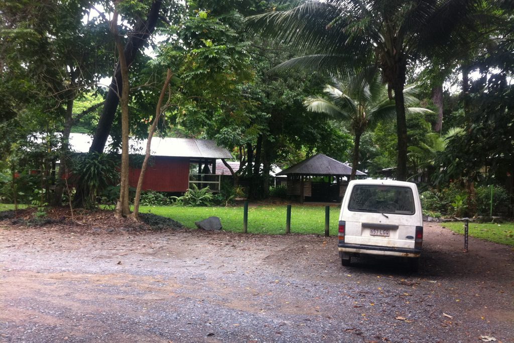 A van in Cape Tribulation. Leaving for my second solo adventure
