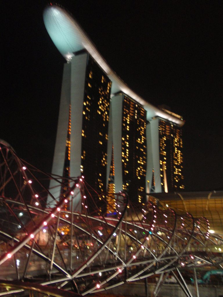 Marina Bay Sands in Singapore. Leaving for my second solo adventure