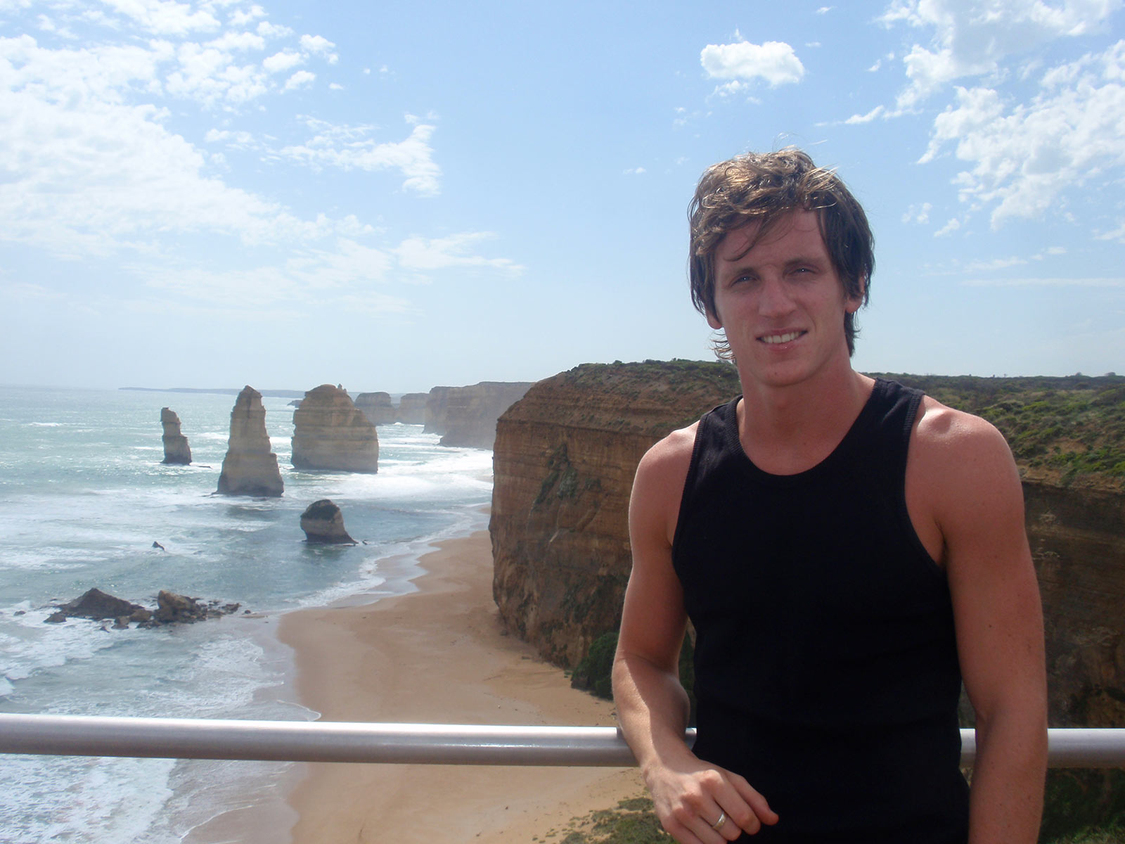The 12 Apostles during our trip to the desert in Australia. Rescued in the middle of the desert