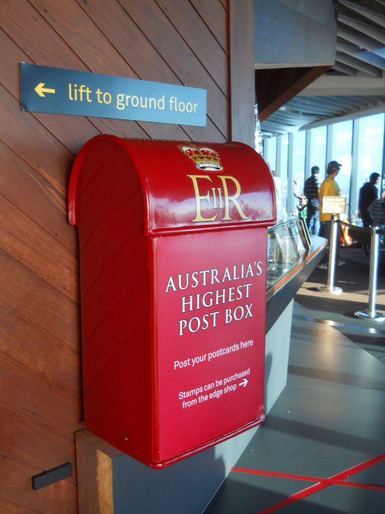 Australia's highest post box in Melbourne. Death threats in Melbourne