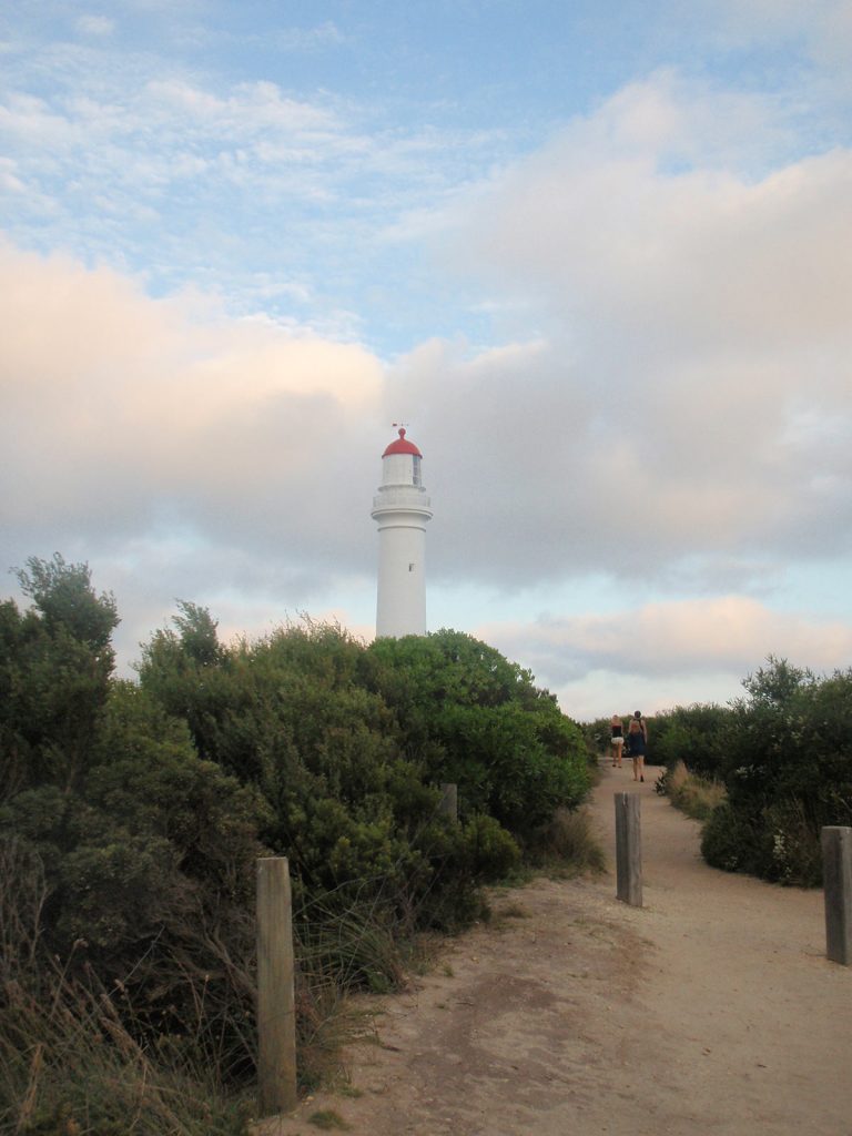 Lighthouse in Australia. Rescued in the middle of the desert
