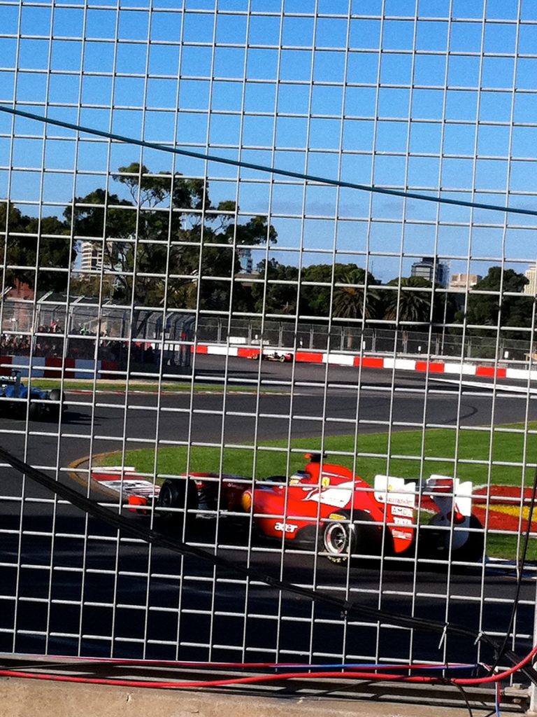 The Australian Grand Prix in Melbourne in Australia. Three months of the best in Melbourne
