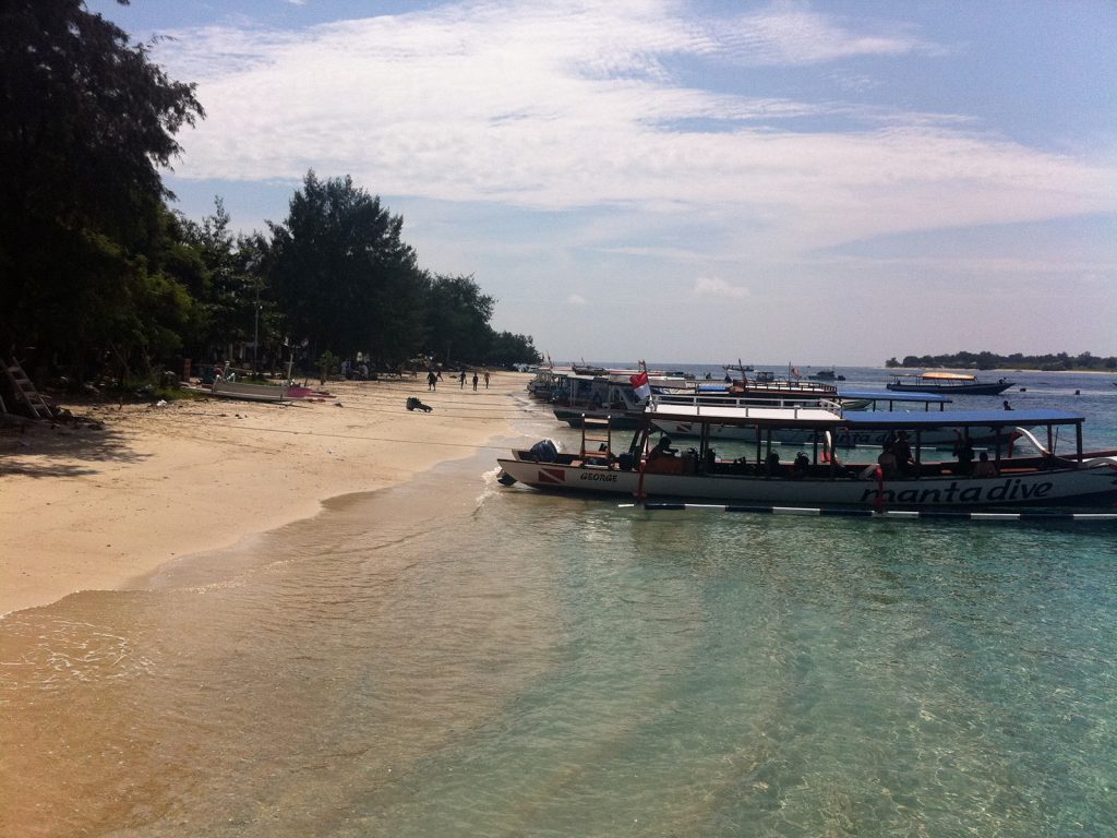 Arriving in Gili T. My first taste of Asia