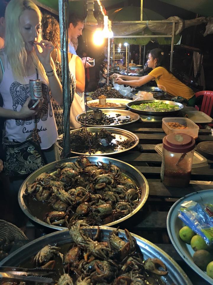 Bizarre food stalls in Cambodia. The craziest food tour in Cambodia