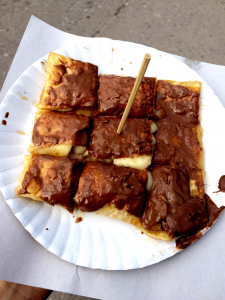 Thai pancakes at Koh Tao, Thailand 