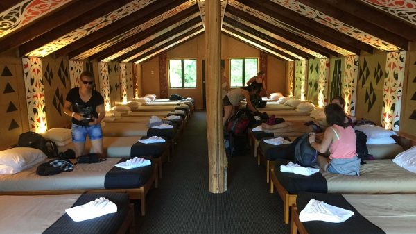 Accommodations. The Tamaki Maori Village stay