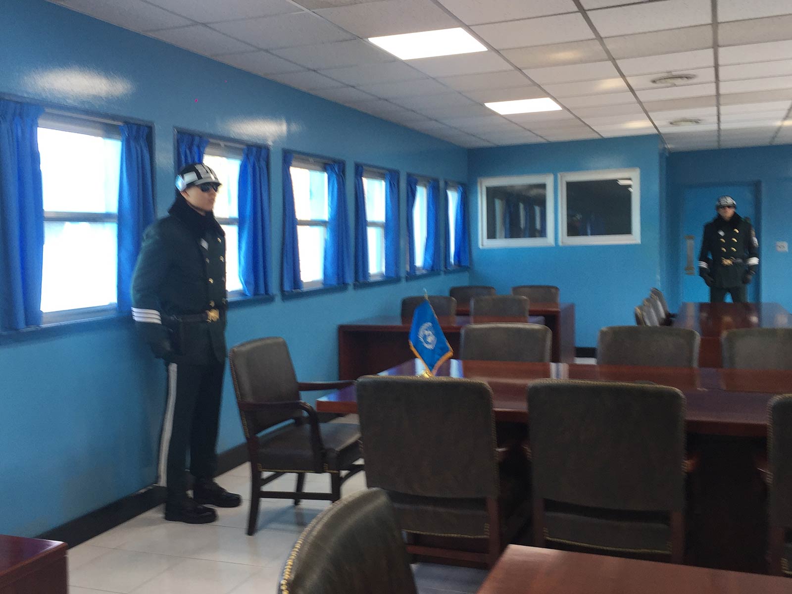 Inside the Joint Security Area in DMZ, South Korea. The DMZ