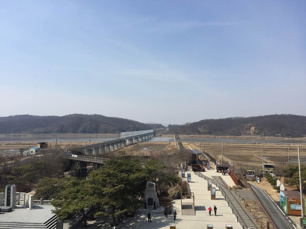 An empty town in DMZ, South Korea. The DMZ