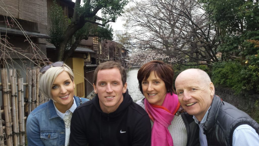 David Simpson and family in Tokyo, Japan. 3 Weeks in Japan