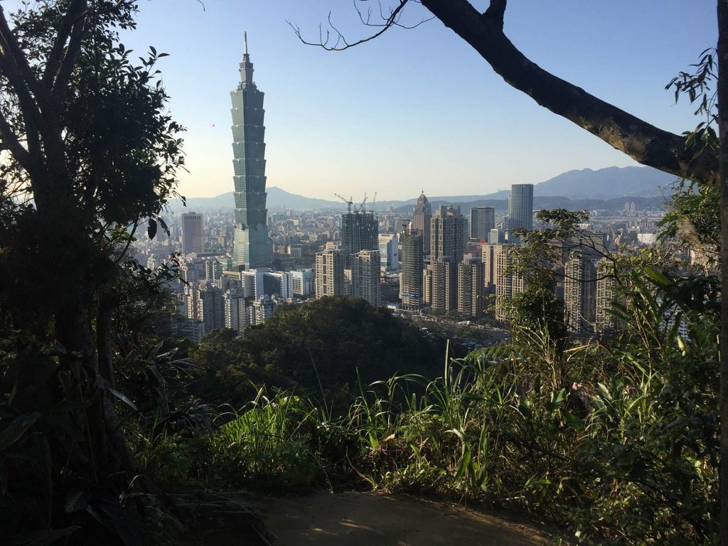 Taipei 101 and other buildings in Taiwan. The best views of Taipei