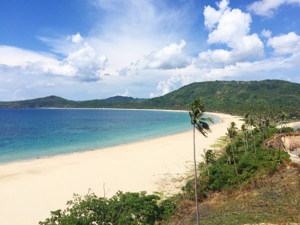 Beautiful beach in Nacpan, Philippines. The best beach in the world all to myself