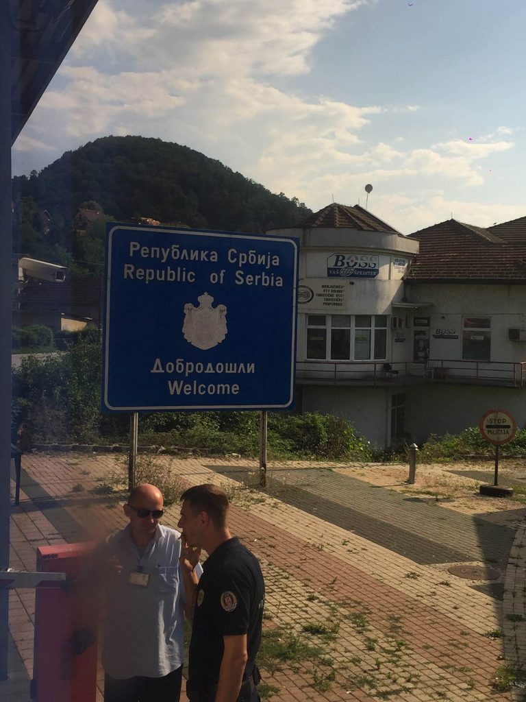 Welcome sign in Belgrade, Serbia. My Balkans trip summed up in photos