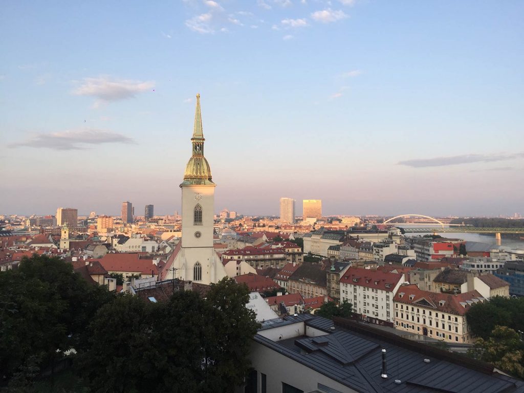 Rooftops in Bratislava, Slovakia. My Eastern European trip summed up in photos
