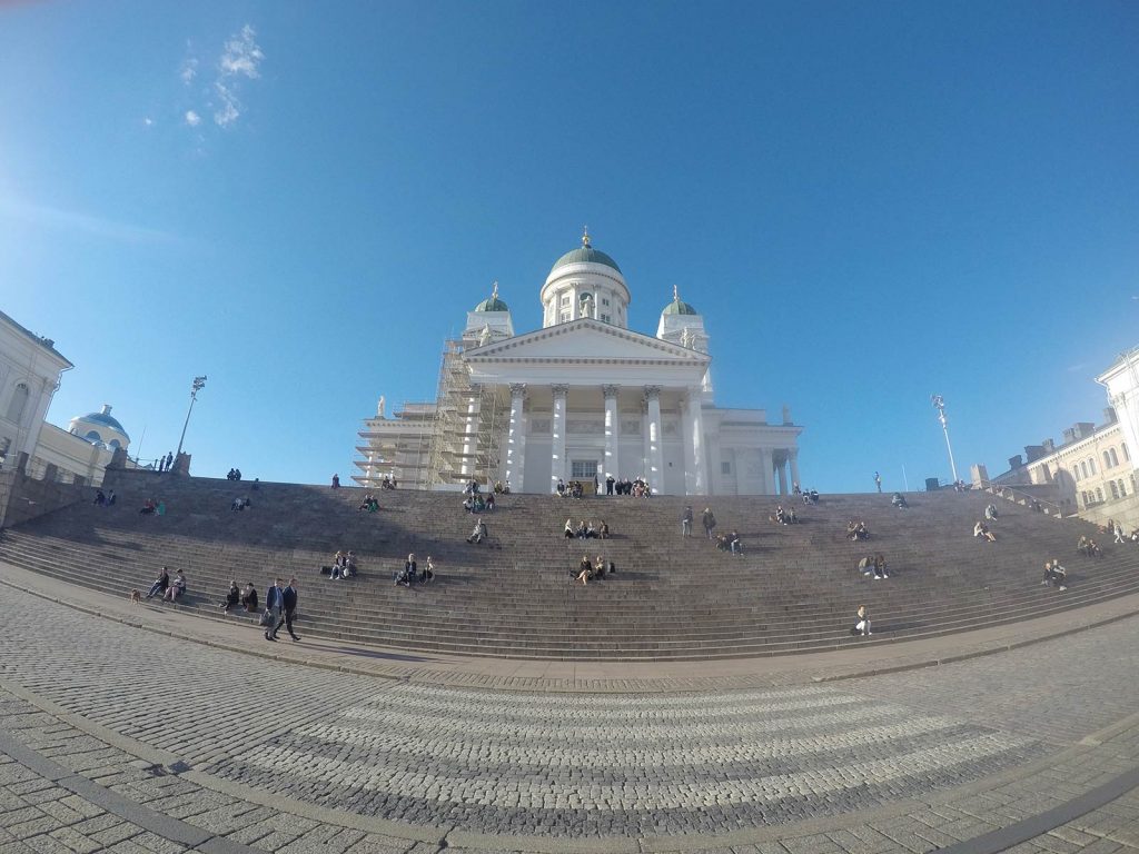 Government building in Helsinki, Finland. My Eastern European trip summed up in photos