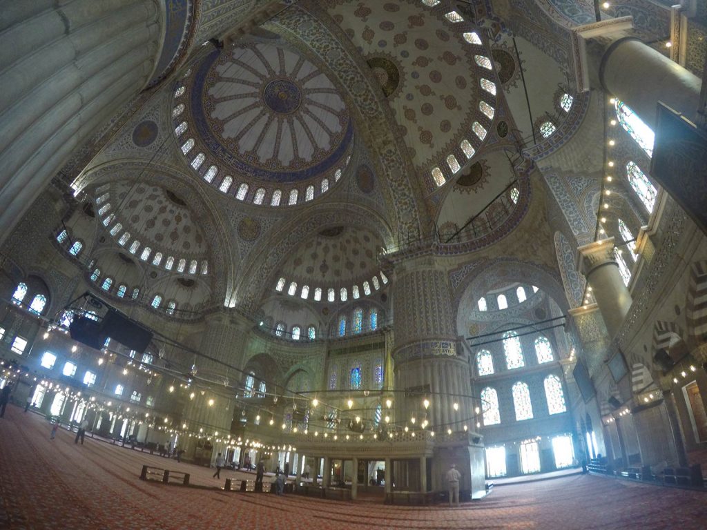 Arches and domes in Istanbul, Turkey. Being asked to strip in Istanbul