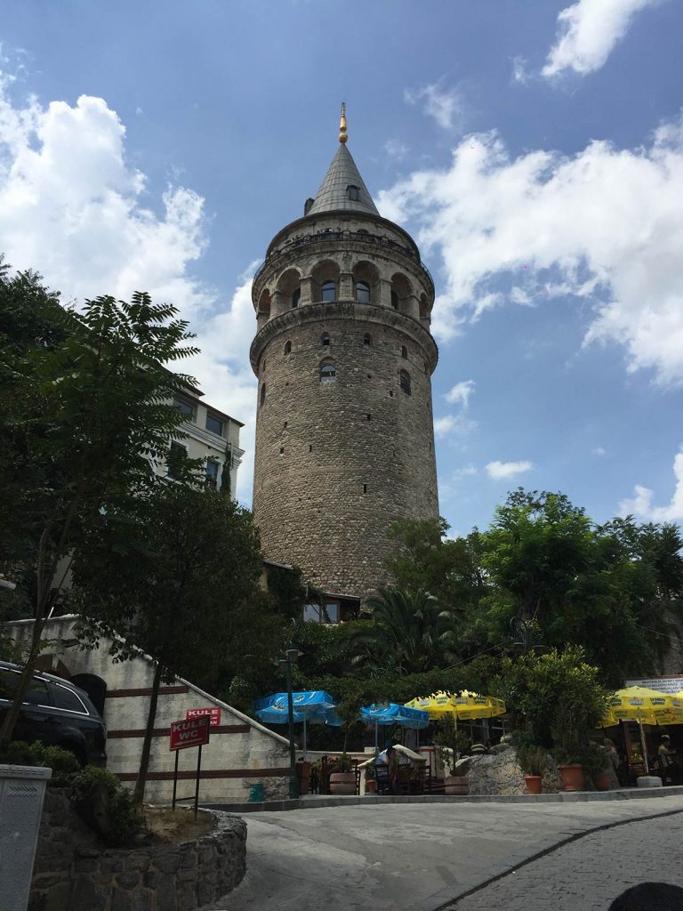 Galata Tower in Istanbul, Turkey. Being asked to strip in Istanbul