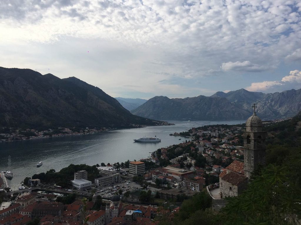 Viewpoint in Kotor, Montenegro. My Balkans trip summed up in photos