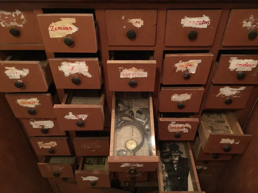 Old drawers in Riga, Latvia. My Eastern European trip summed up in photos