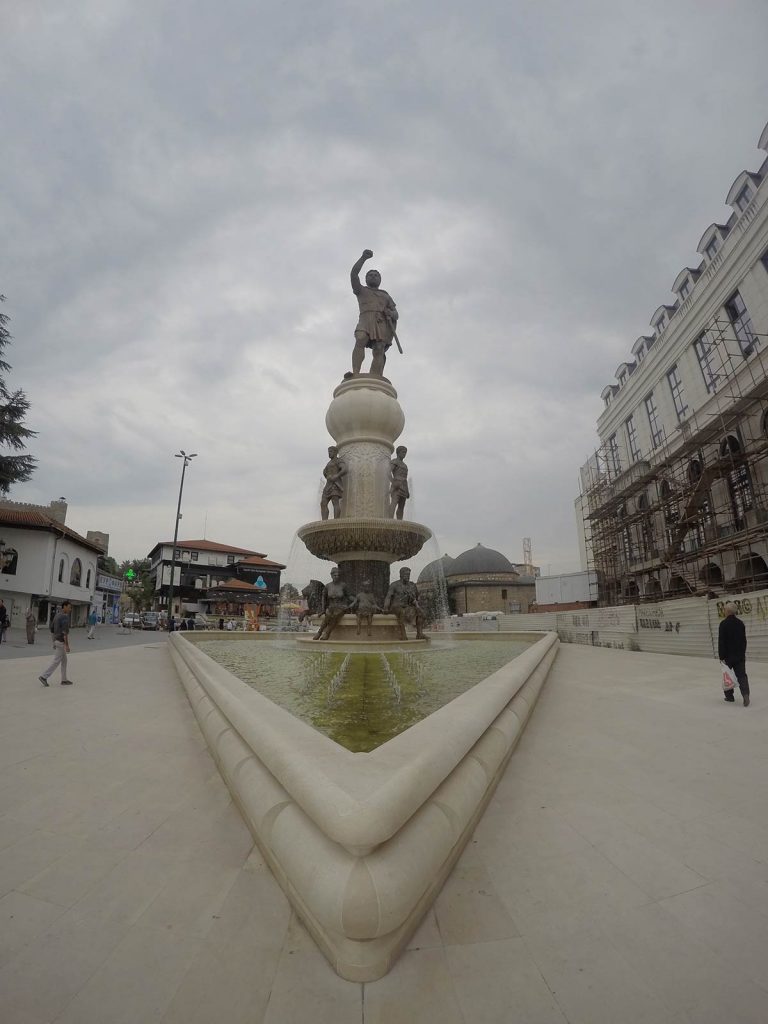 Fountain in Skojpe, Northern Macedonia. My Balkans trip summed up in photos