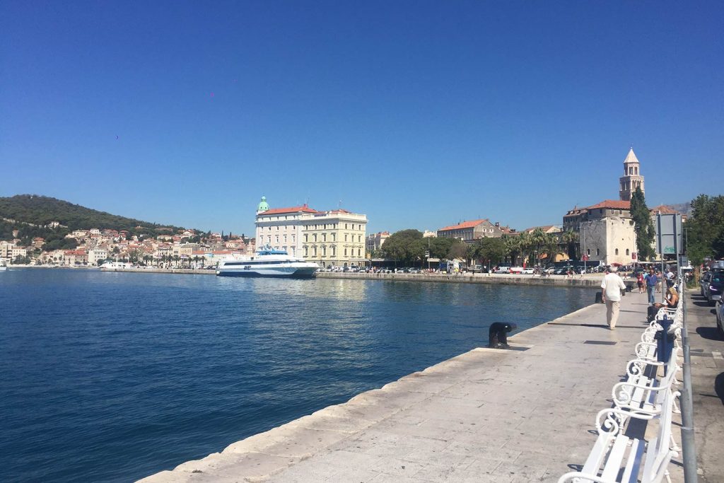 Harbor in Split, Croatia. My Balkans trip summed up in photos