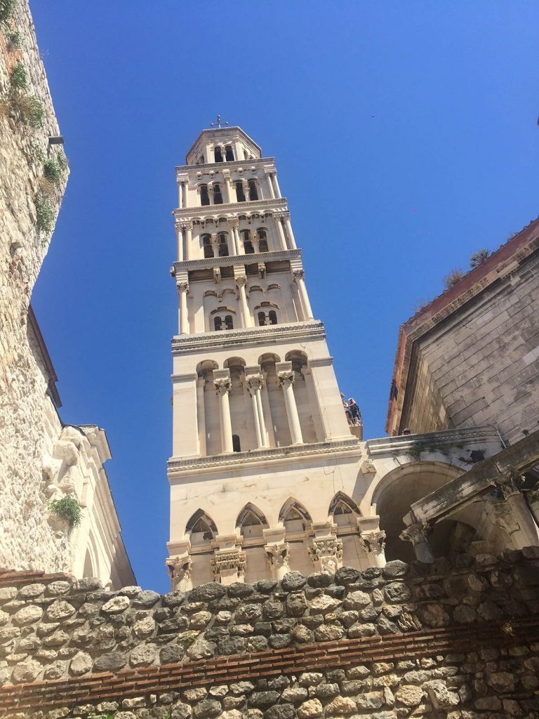 Tall architecture in Split, Croatia. My Balkans trip summed up in photos
