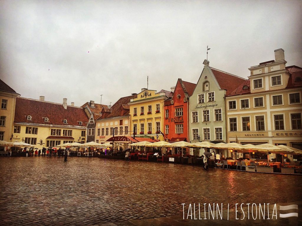 Houses in Tallin, Estonia. My Eastern European trip summed up in photos
