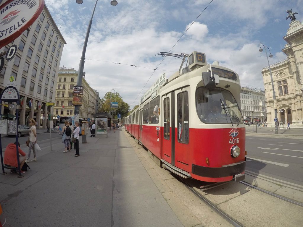 Light rail in Vienna, Austria. My Eastern European trip summed up in photos