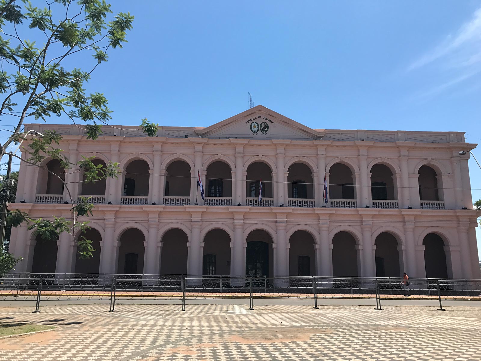 Government building in Paraguay. The biggest derby in the world