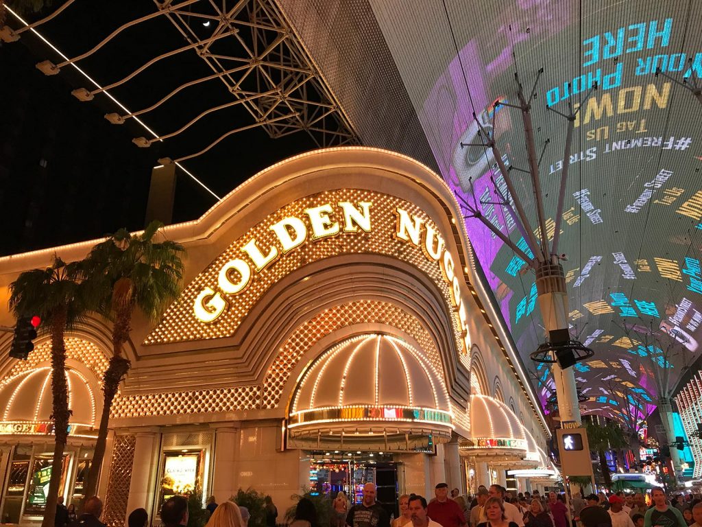 Golden Nugget Hotel in Las Vegas, USA. Helicopter tour over the Grand Canyon