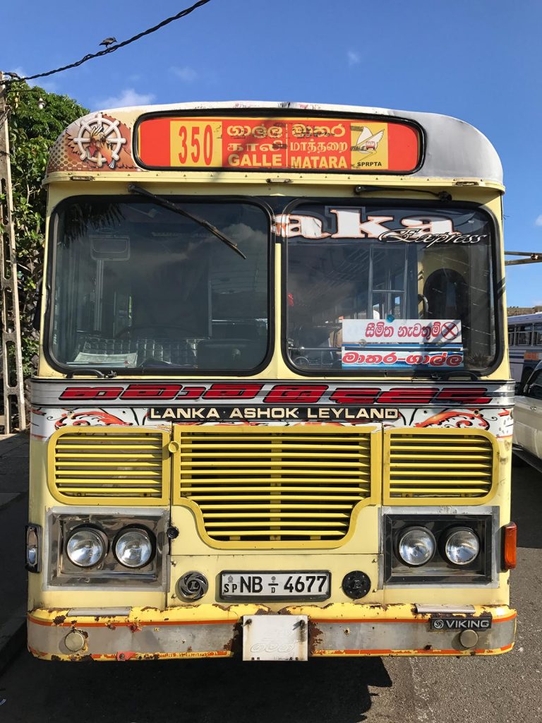 Bus ride in Galle, Sri Lanka. The Train Ride of a Lifetime pt3, Mirissa