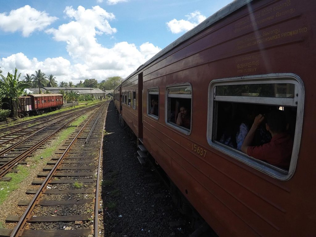 Train ride in Colombo, Sri Lanka. The Train Ride of a Lifetime pt3, Mirissa