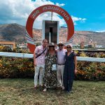 David Simpson and family horse racing at Champ de Mars in Mauritius, Africa. A day at Champ de Mars