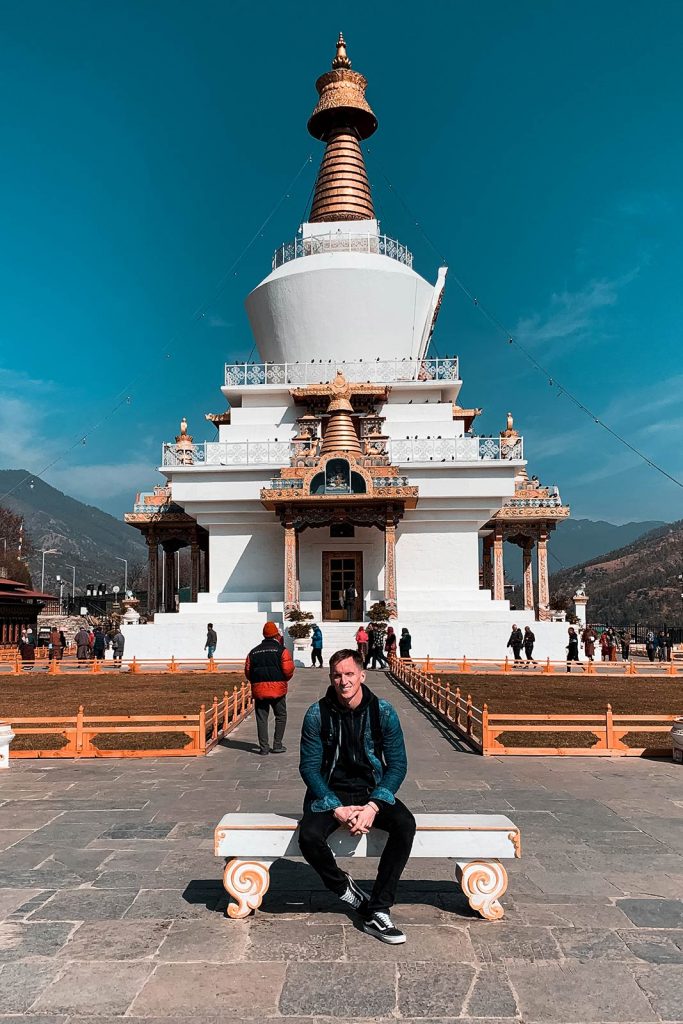 David Simpson and the National Memorial Chorten in Bhutan. The Central Asian series, reflection post