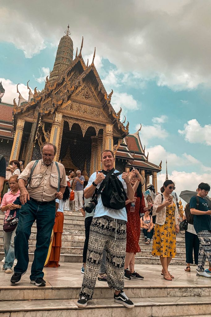 David Simpson and Wat Phra Kaew in Bangkok, Thailand. The Tiger's Nest, Bhutan & Thailand