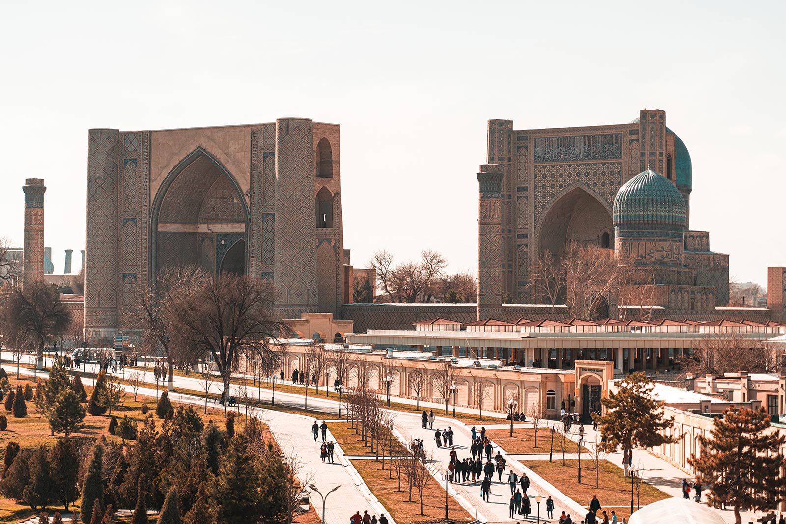Registan in Samarkand, Uzbekistan. A day in stunning Samarkand