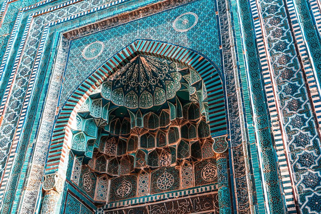Impressive architecture in Samarkand, Uzbekistan. A day in stunning Samarkand
