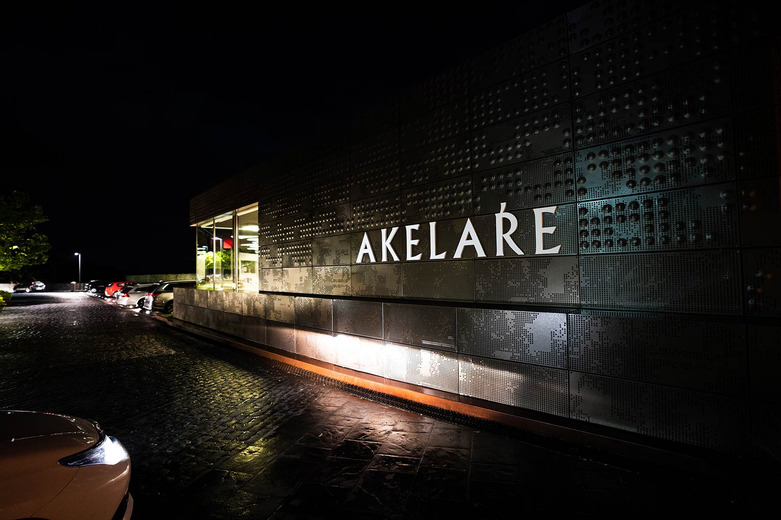 Akelarre at night in San Sebastian, Spain. The West Africa series pt1, reflection post
