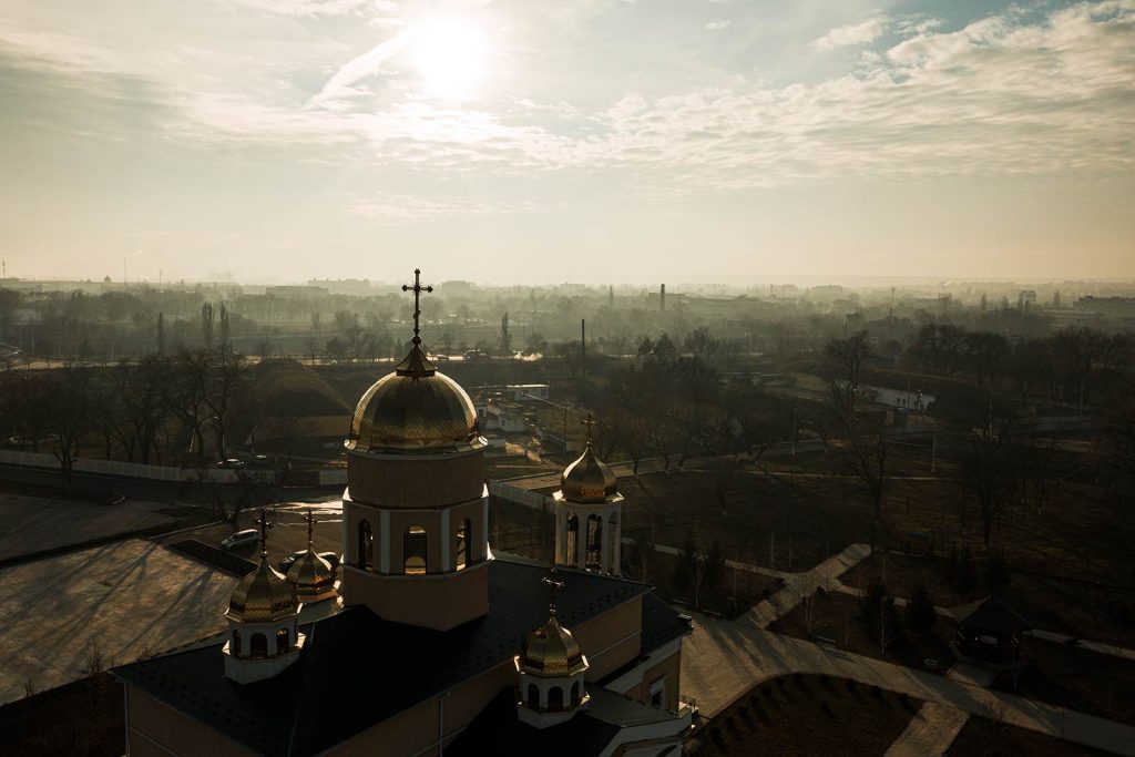 Church of the Nativity in Tiraspol, Transnistria. A day in Transnistria