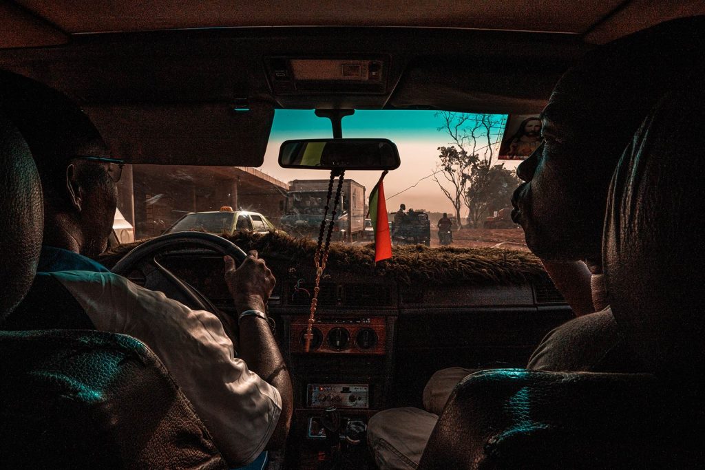 Taxi driver and guide in Ouagadougou, Burkina Faso. The most horrible zoo