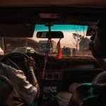 Taxi driver and guide in Ouagadougou, Burkina Faso. The most horrible zoo