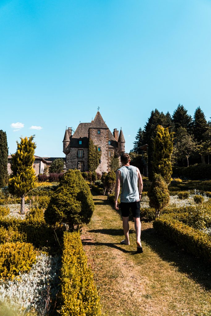David Simpson walking the grounds at Chateau Varillettes in Lyon, France. The chateau of dreams