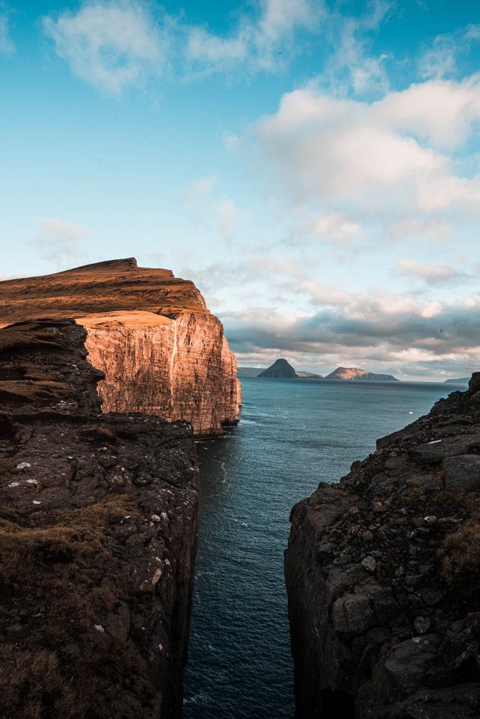 Rugged landscape in Faroe Islands. The Faroe Islands has me