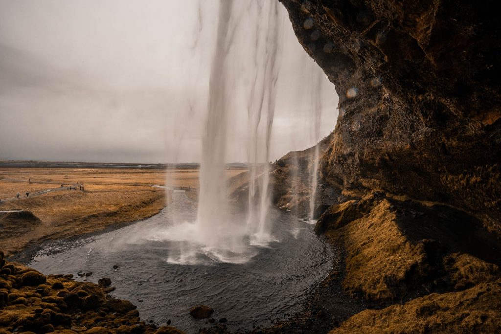 Seljalandsfoss waterfalls in Iceland. From one paradise to another