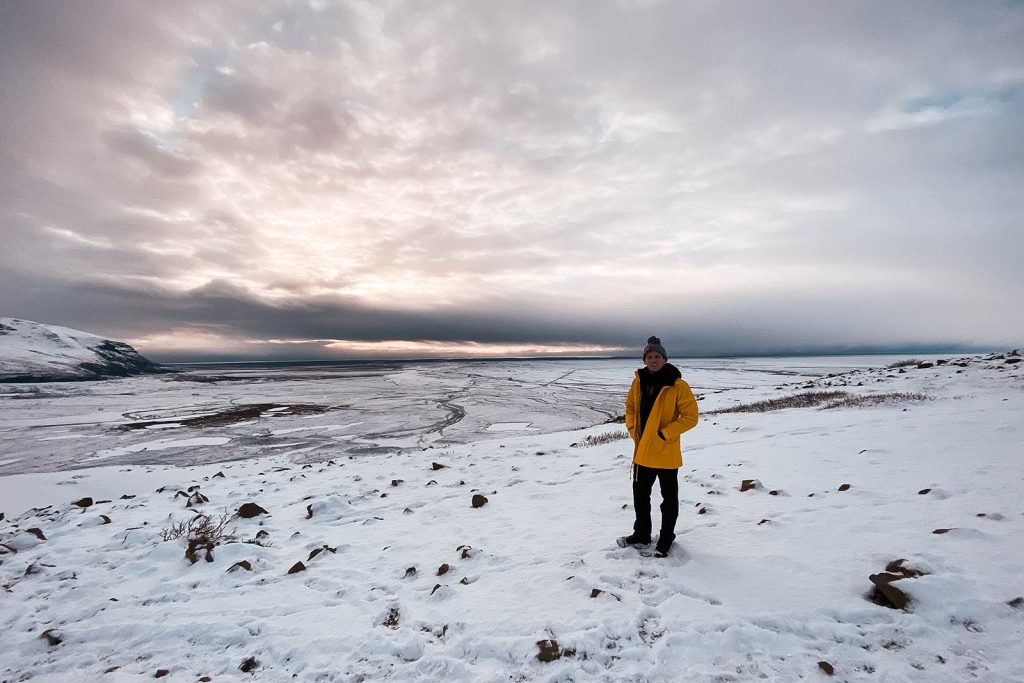 David Simpson at Sjonarnipa in Iceland. The most impressive landscape ever?