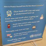 Coronavirus information poster. 2020 - A silver lining