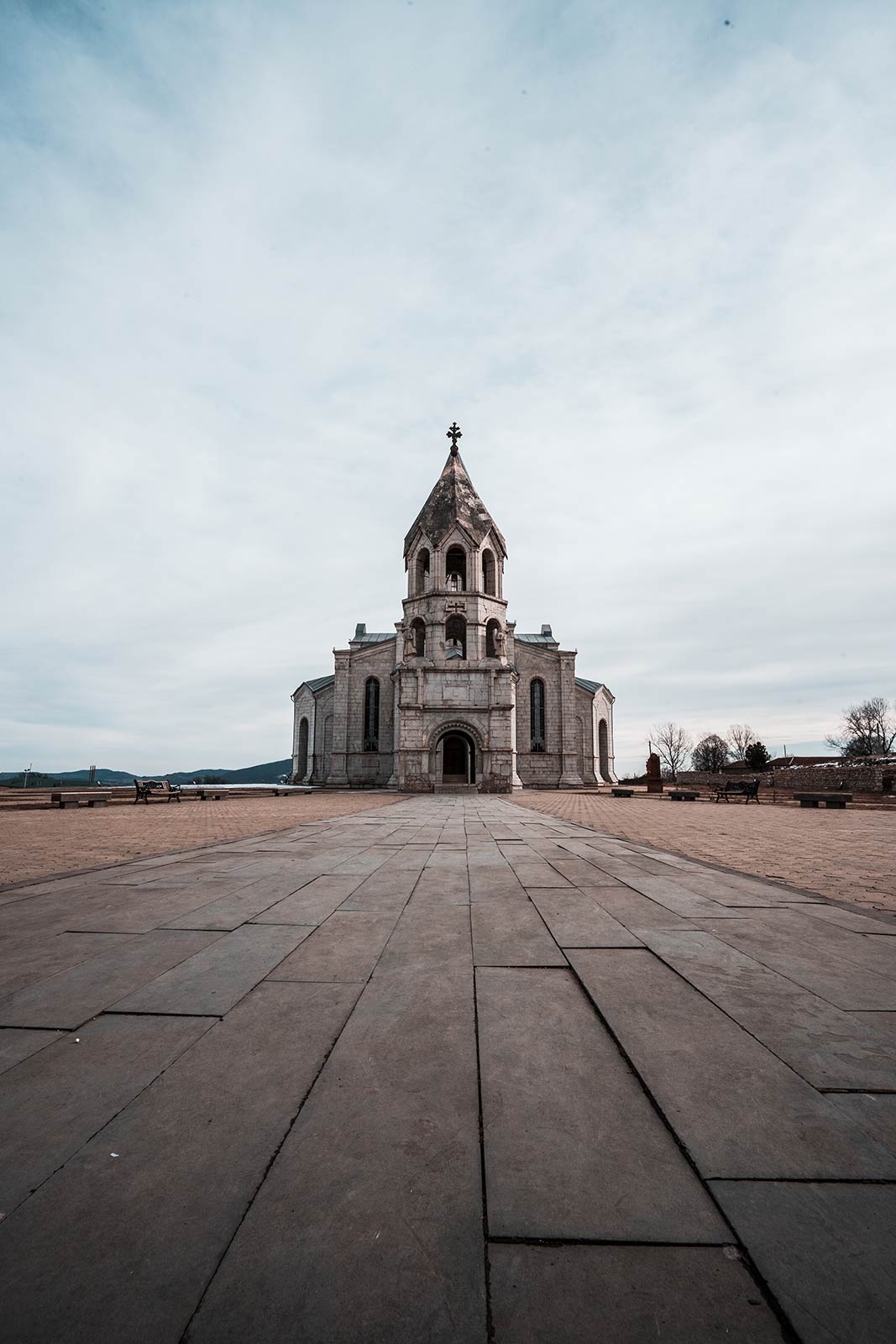 Ghazanchetsots Cathedral in Karabakh. The end of the Armenian Karabakh road trip
