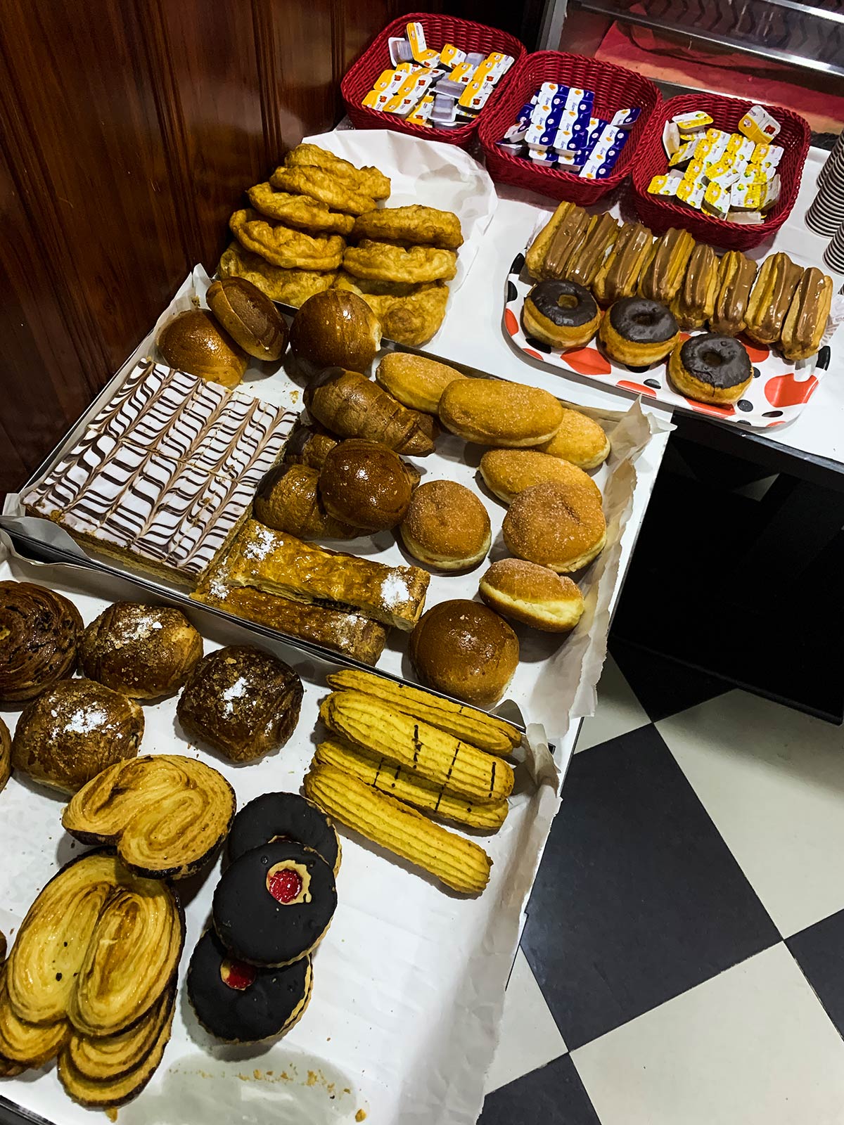 Bread and pastries in Algiers, Algeria. 5 hours in an Algerian police station