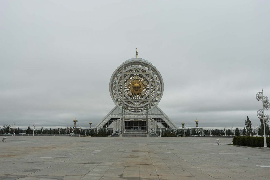 Alem Center in Ashgabat, Turkmenistan. A day in Ashgabat