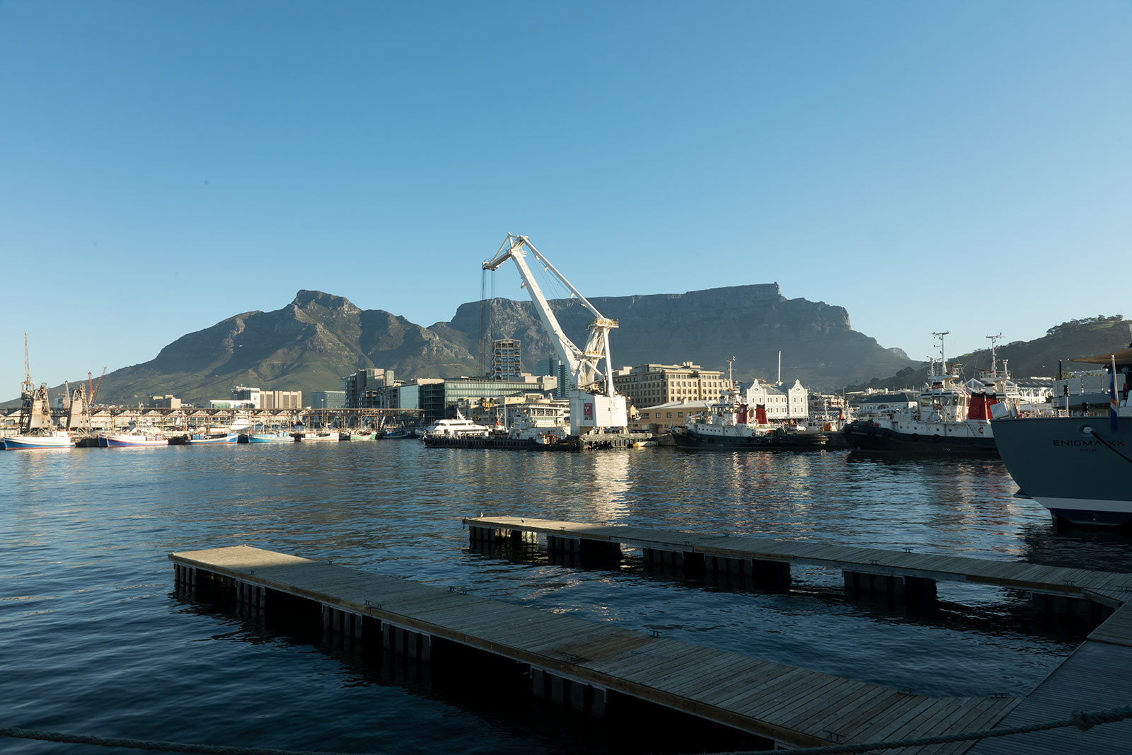 V&A Waterfront in Cape Town, South Africa. Arriving into my favourite city