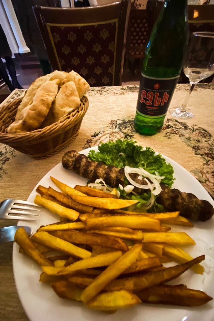 Local food in Stepanakert, Karabakh. A day in Artsakh/Nagorno-Karabakh
